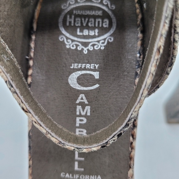 Carmen Platform Leather Sandals Jeffrey Campbell 9 - Picture 6 of 13